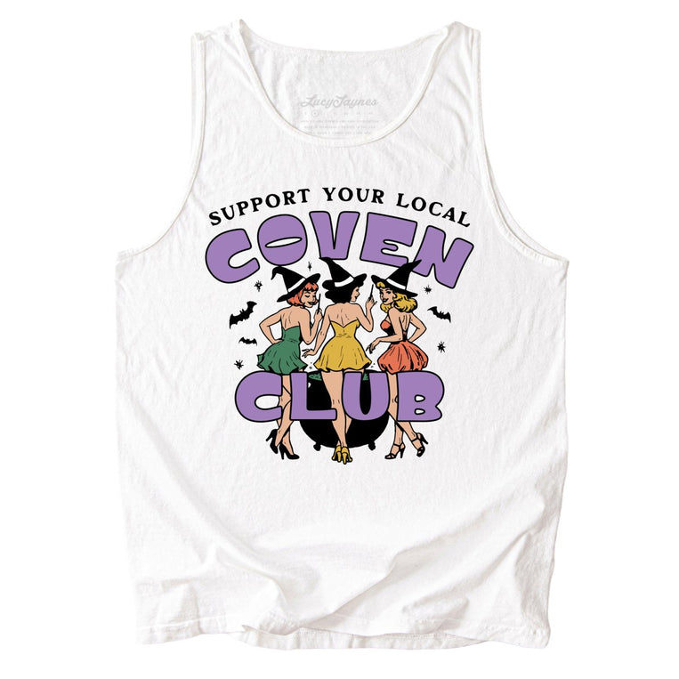 Support Your Local Coven Club - White - Tank Top