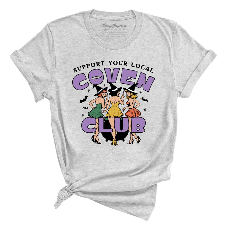 Support Your Local Coven Club - Athletic Heather - Unisex T-Shirt