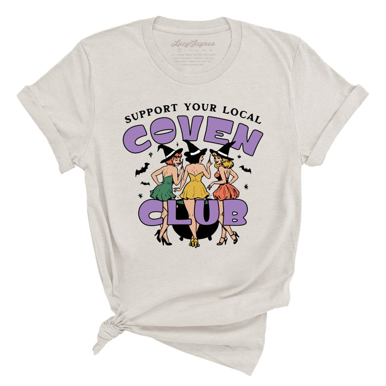 Support Your Local Coven Club - Heather Dust - Unisex T-Shirt