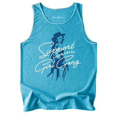 Support Your Local Girl Gang Comfort Colors Tank Top