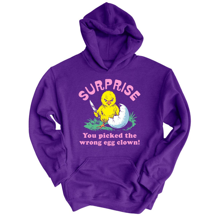 Surprise You Picked The Wrong Egg - Purple - Unisex Hoodie