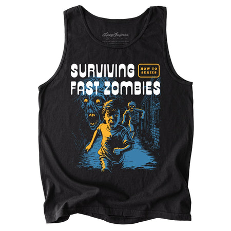 Surviving Fast Zombies Comfort Colors Tank Top