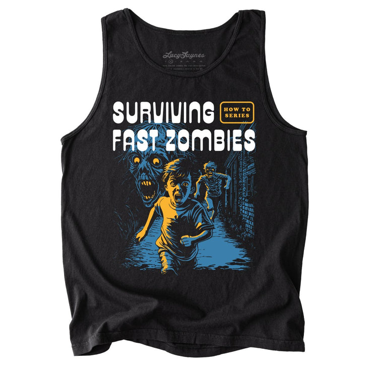 Surviving Fast Zombies Comfort Colors Tank Top
