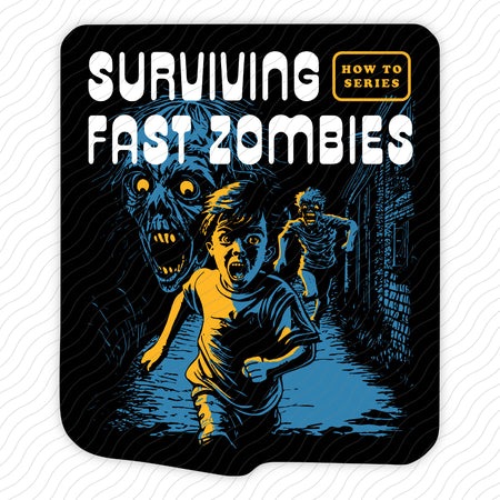 Surviving Fast Zombies Sticker