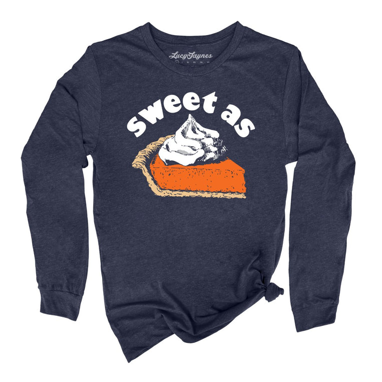 Sweet As Pumpkin Pie - Heather Navy - Full Front