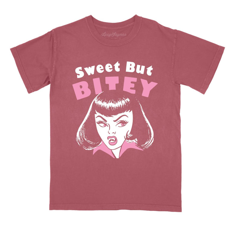 Sweet But Bitey - Brick - Comfort Colors Tee