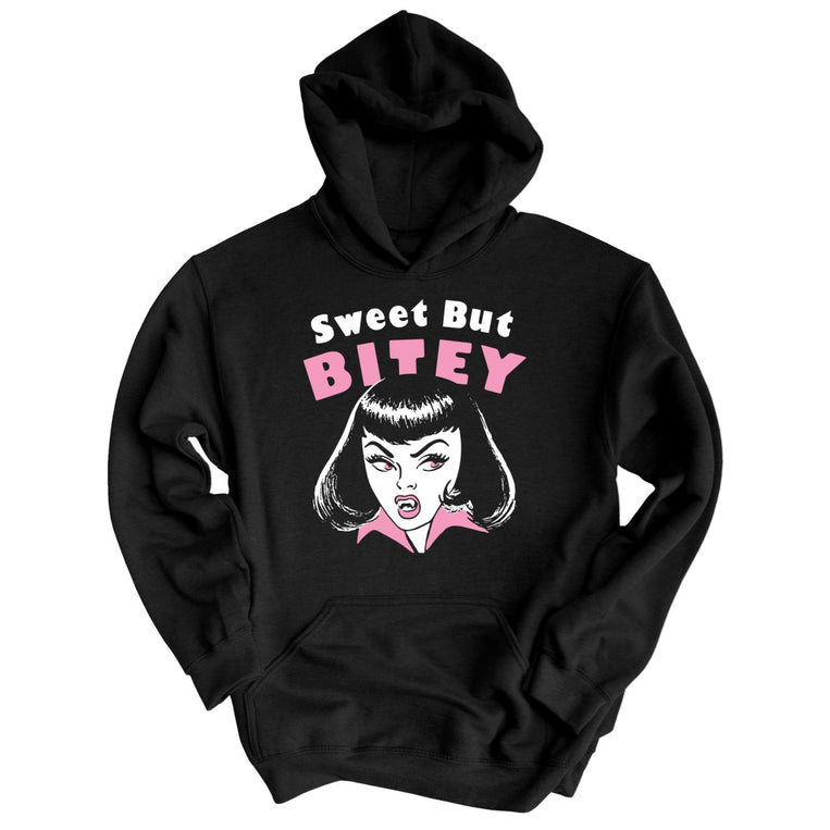 Sweet But Bitey - Black - Unisex Hoodie