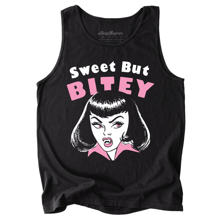 Sweet But Bitey - Black - Tank Top