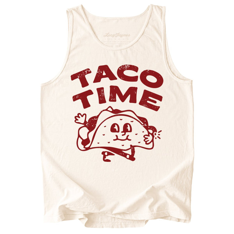 Taco Time Comfort Colors Graphic Tank Top