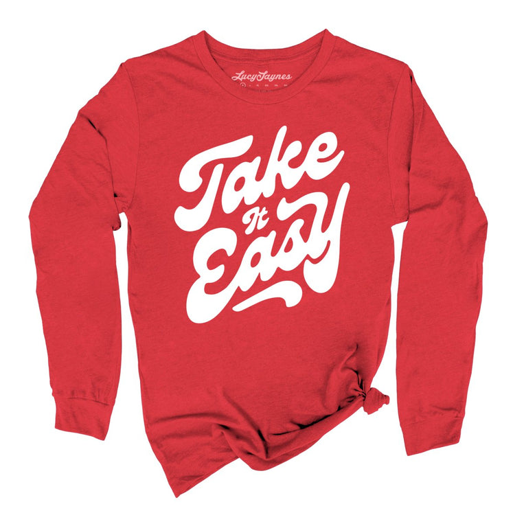 Take it Easy - Red - Full Front