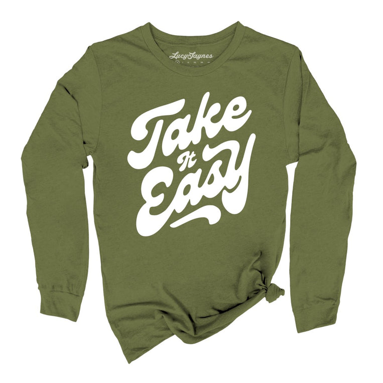 Take it Easy - Olive - Full Front