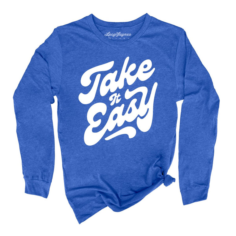 Take it Easy - Heather True Royal - Full Front