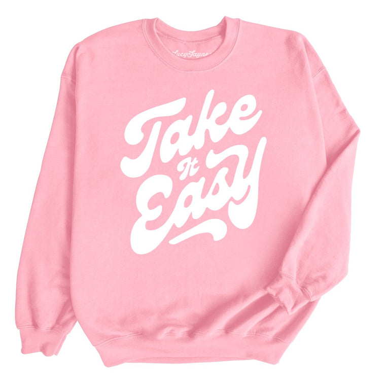 Take it Easy - Light Pink - Full Front