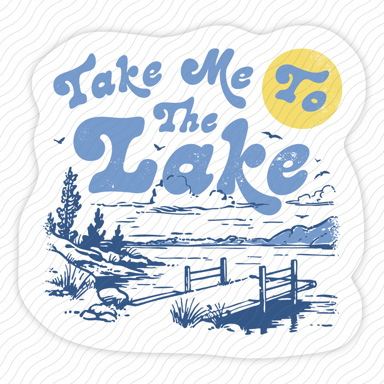 Take Me To The Lake - Sticker