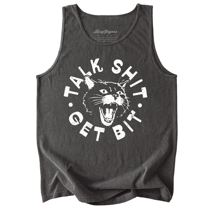 Talk Shit Get Bit Comfort Colors Tank Top