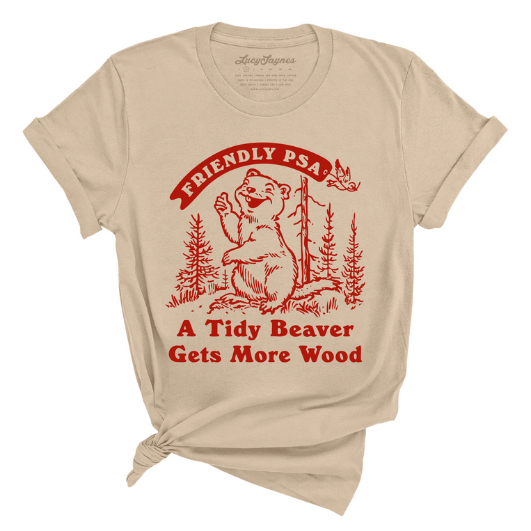 A Tidy Beaver Gets More Wood - Tee