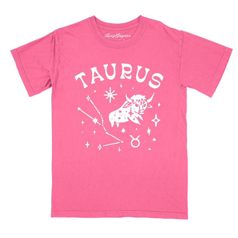 Taurus - Crunchberry - Comfort Colors Tee