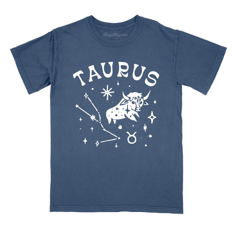 Taurus - Denim - Comfort Colors Tee