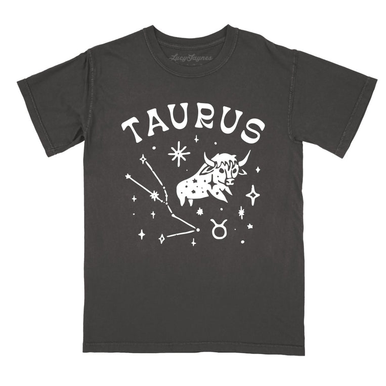 Taurus - Pepper - Comfort Colors Tee