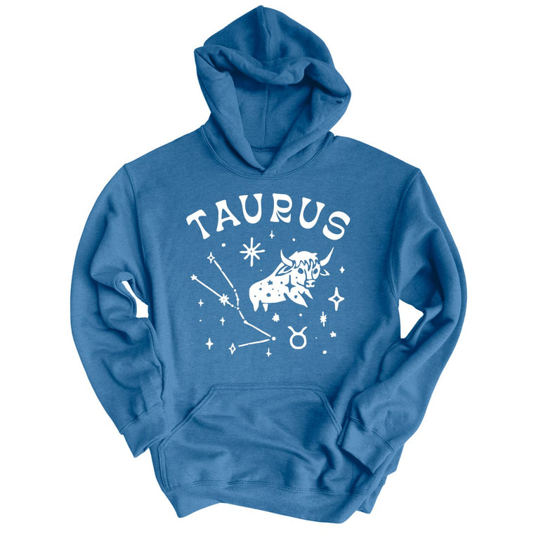 Taurus Graphic Hoodie - Indigo Blue