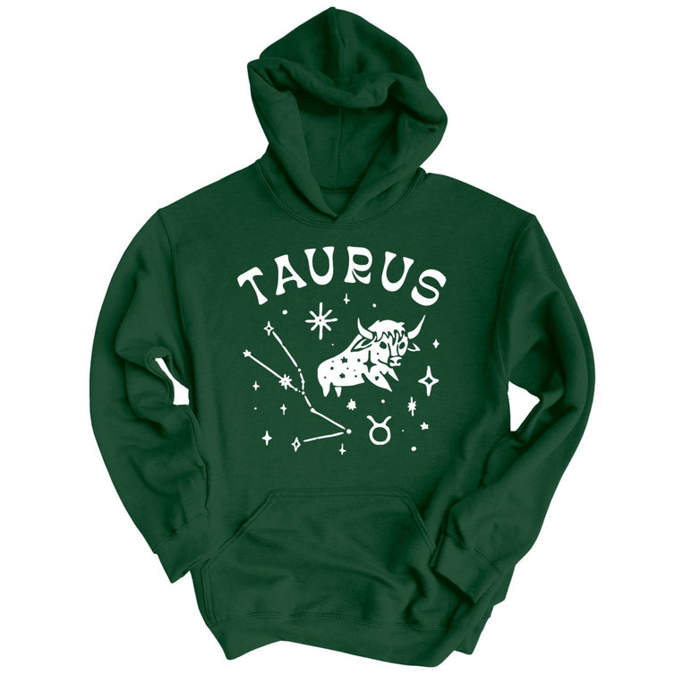 Taurus Graphic Hoodie - Forest Green