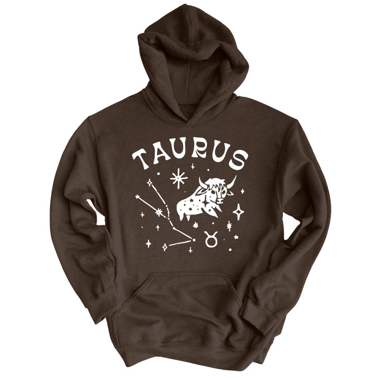 Taurus Graphic Hoodie - Dark Chocolate