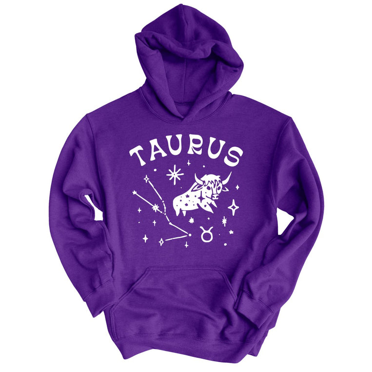 Taurus Graphic Hoodie - Purple