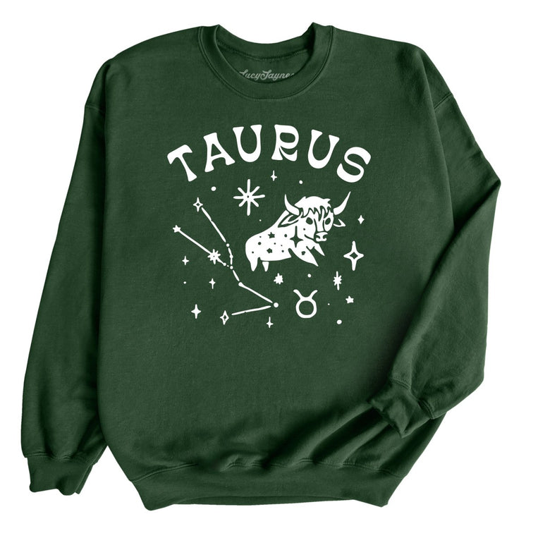 Taurus - Forest Green - Unisex Sweatshirt