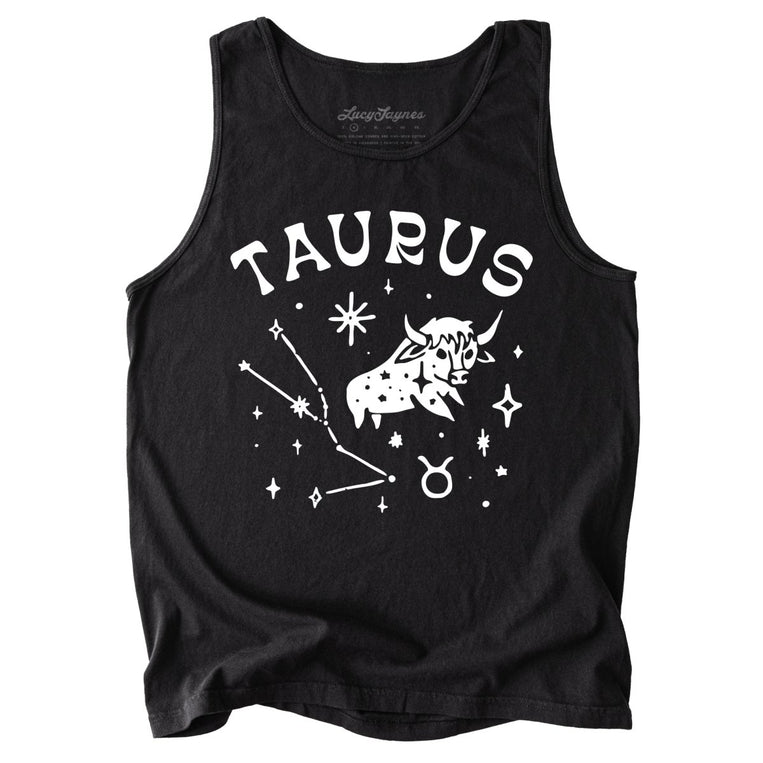 Taurus Comfort Colors Graphic Tank Top