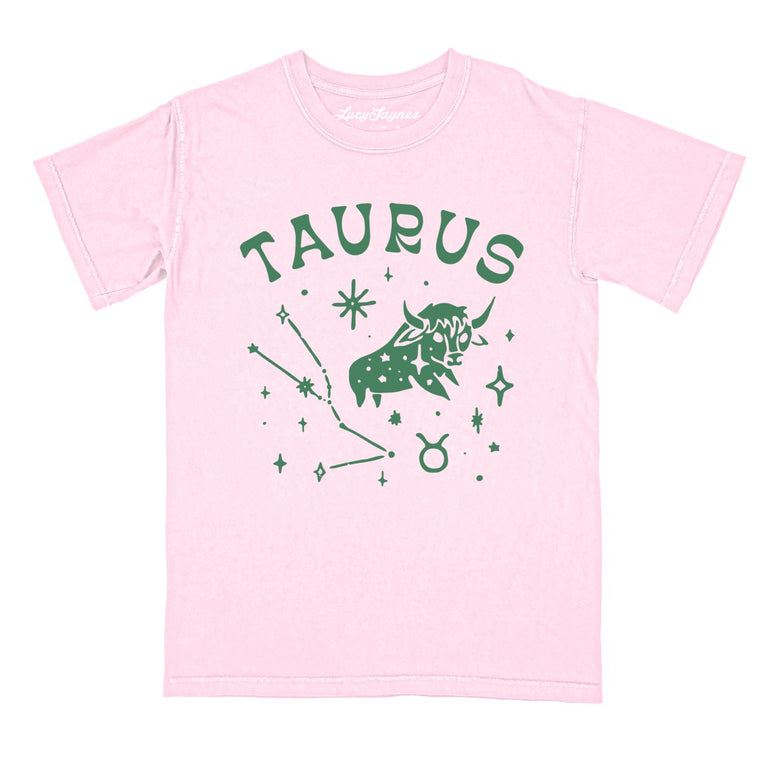 Taurus - Blossom - Comfort Colors Tee