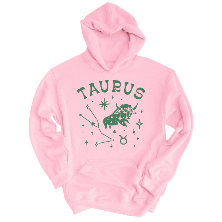 Taurus Graphic Hoodie - Light Pink
