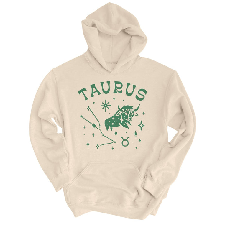 Taurus Graphic Hoodie - Sand