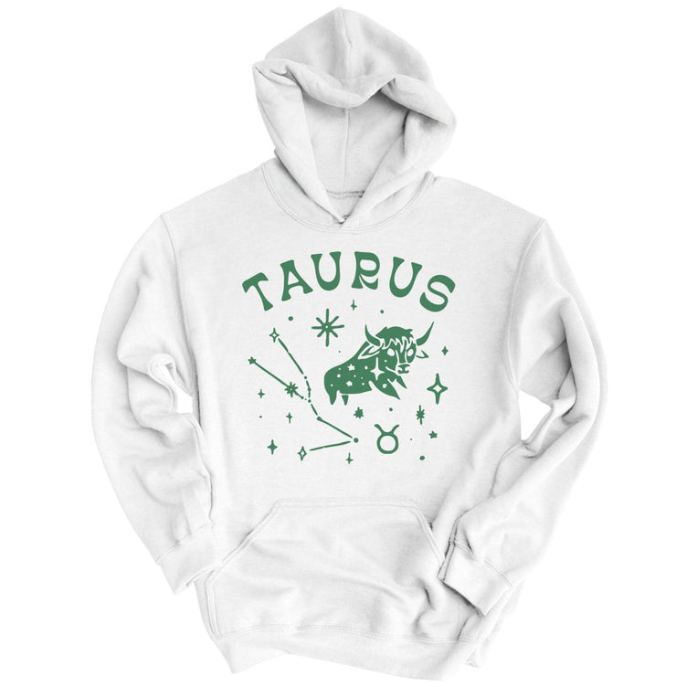Taurus Graphic Hoodie - White