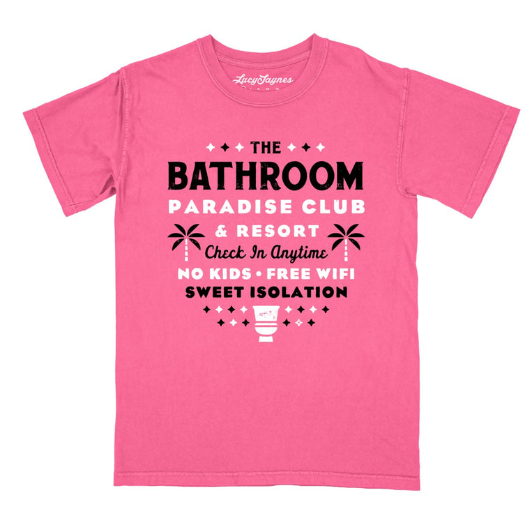 The Bathroom Paradise Club - Crunchberry - Comfort Colors Tee