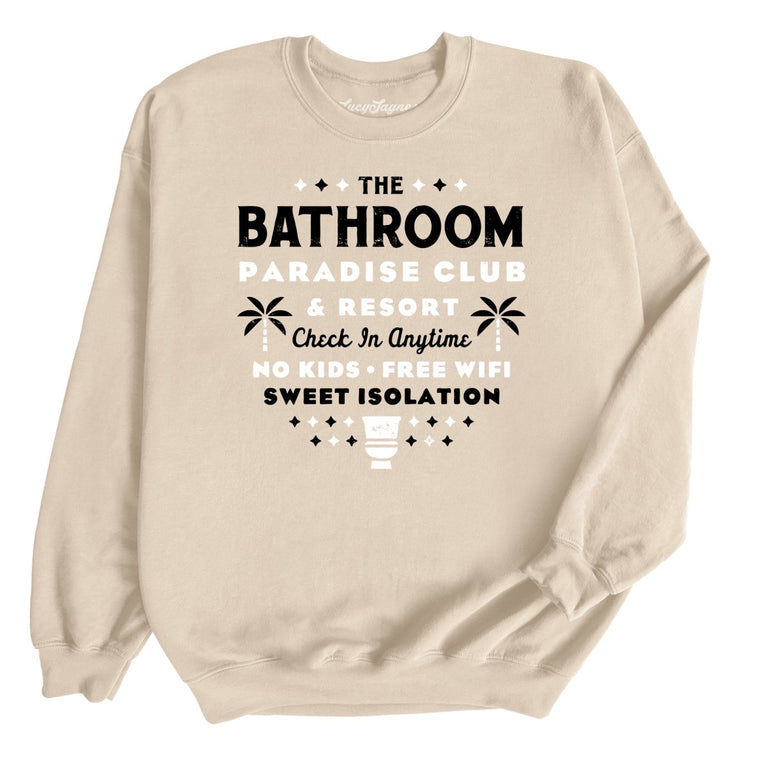 The Bathroom Paradise Club - Sand - Unisex Sweatshirt