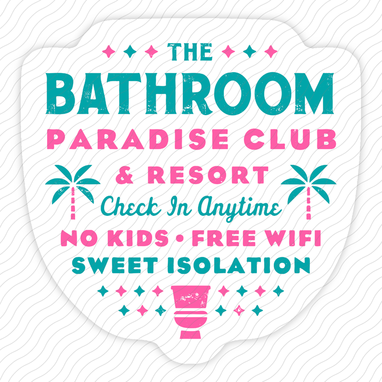 The Bathroom Paradise Club - Sticker