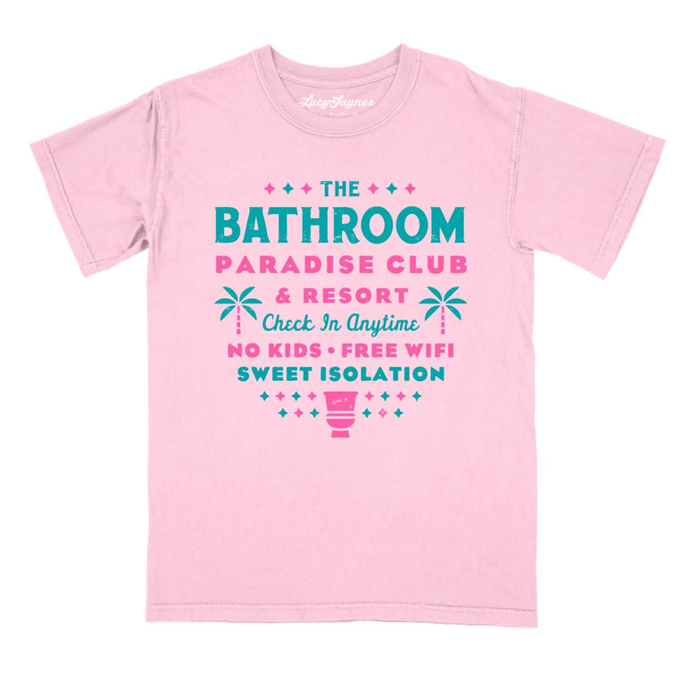 The Bathroom Paradise Club - Blossom - Comfort Colors Tee
