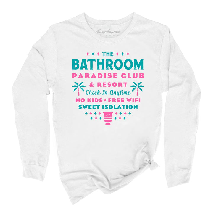 The Bathroom Paradise Club Long Sleeve Tee