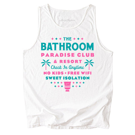 The Bathroom Paradise Club Comfort Colors Tank Top