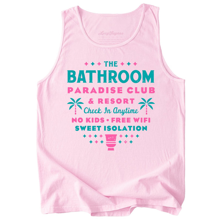 The Bathroom Paradise Club Comfort Colors Graphic Tank Top - Blossom