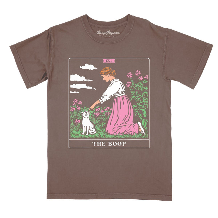 The Boop Tarot Card - Espresso - Comfort Colors Tee