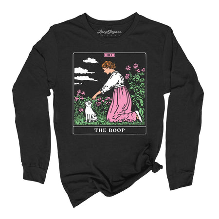 The Boop Tarot Card Long Sleeve Tee