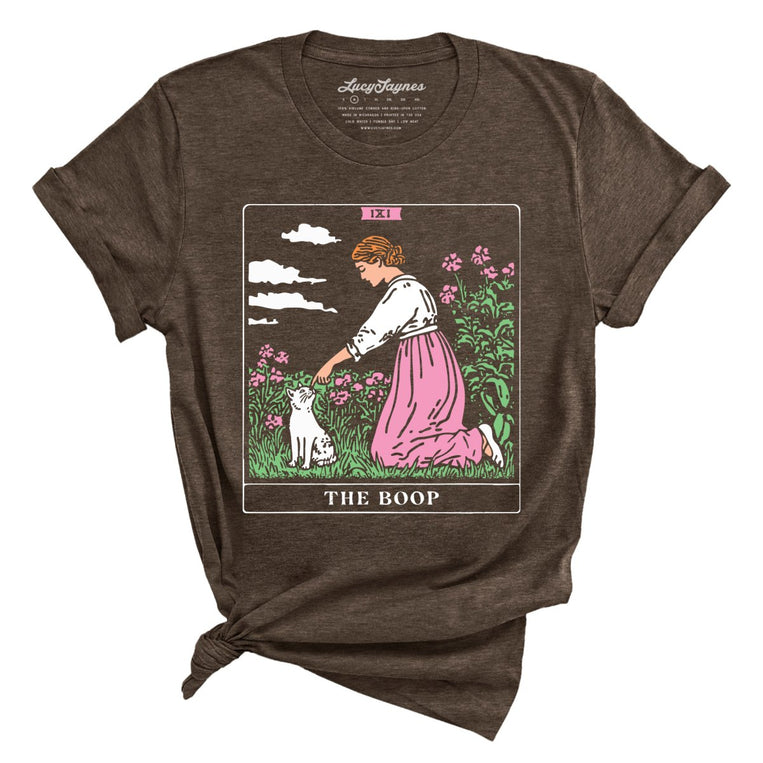 The Boop Tarot Card - Heather Brown - Unisex T-Shirt
