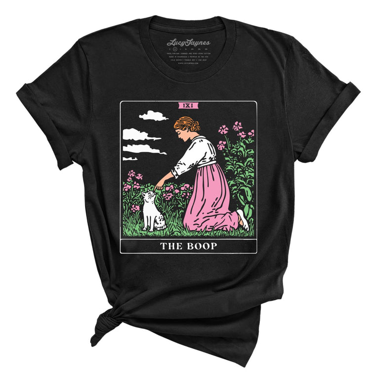 The Boop Tarot Card - Black - Unisex T-Shirt