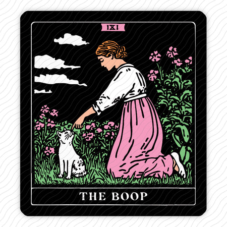 The Boop Tarot Card Sticker