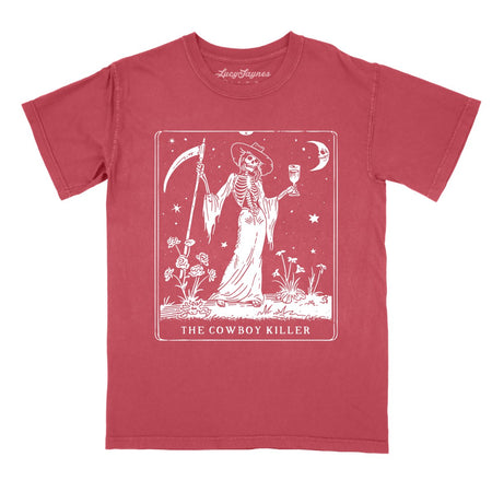 The Cowboy Killer Tarot Card Comfort Colors Tee