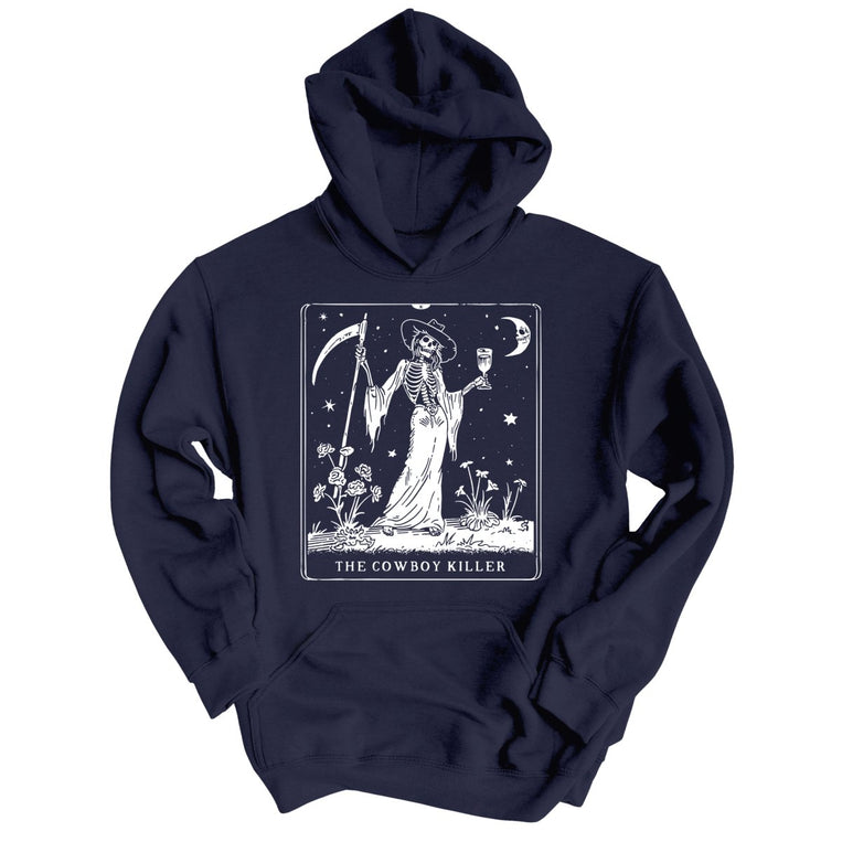 The Cowboy Killer Tarot Card - Classic Navy - Full Front