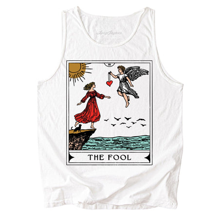 The Fool Tarot Card Comfort Colors Tank Top
