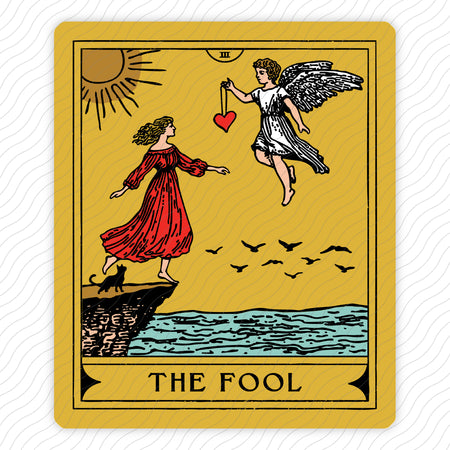 The Fool Tarot Card Sticker