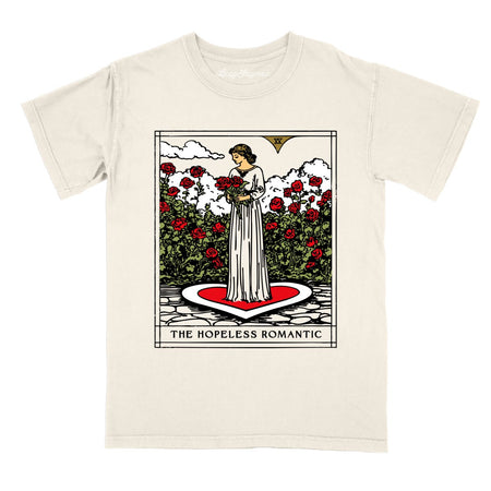 The Hopeless Romantic Tarot Card Comfort Colors Tee